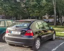 Rückansicht: Rover 200 gesehen in Oktober 2020.