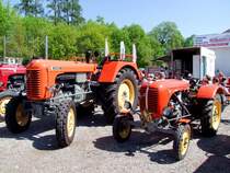 STEYR280a versus STEYR86 bei der Oldtimerausstellung in St.Martin/Innkreis; 090419