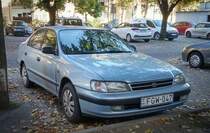 Diesen Toyota Carina E habe ich in Oktober 2020 gesehen.