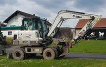 Bobcat E 55 W der Firma KABELPFLUG, Mai 2021