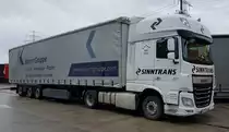 =DAF XF-Sattelzug von SINNTRANS mit einem Auflieger der KUNERT-Gruppe, 05-2021