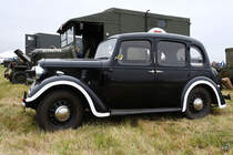 Ein Morris 8 Staff Car war Mitte Juli 2017 in Fairford ausgestellt.