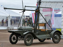 In Fairford war dieses Flugzeugmotorstartfahrzeug auf Basis eines Ford Model T ausgestellt. (Juli 2017)