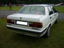 Heckansicht eines Lancia Prisma 1.6 ie. Oldtimertreffen an der Dreieckswiese in Duisburg am 01.08.2021.