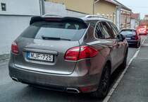 Rückansicht: Porsche Cayenne MK2 (11.2020).