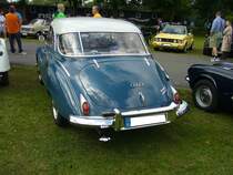 Heckansicht eines Auto Union 1000S de Luxe Coupe. Oldtimertreffen an der Dreieckswiese in Duisburg am 01.08.2021.