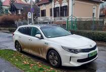 Kia Optima SW Plugin in Dezember 2020.