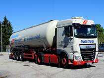 DAF-440 XF-EURO6 der Sped. WORMSER mit Siloauflieger in Ried; 210712