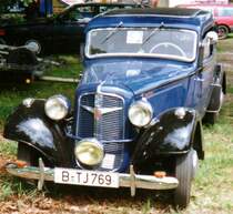 Damals ein sehr modernes Auto mit Frontantrieb