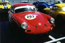 Gl�nzender Porsche-Auftritt auf dem Lausitzring / zirka Jahr 2001