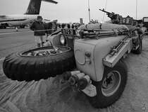 Ein SAS Pink Panther Series IIa von Land Rover war im Juli 2017 in Fairford ausgestellt.