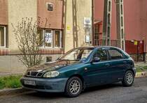 Fünftürer Daewoo Lanos in Mai 2021.