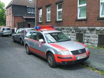 VW Passat TDI als Unfallhilfsfahrzeug der DB , Standort
Bochum Langendreer West am Stellwerk.