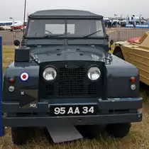 Ein Land Rover Wolf TUM (Truck Utility Medium) Mitte Juli 2017 in Fairford.