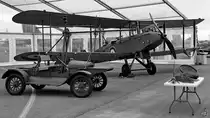In Fairford war dieses Flugzeugmotorstartfahrzeug auf Basis eines Ford Model T ausgestellt. (Juli 2017)