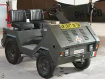 Dieser kleine italienische Flugzeugschlepper war Mitte Oktober 2017 im Malta Aviation Museum in Ta' Qali ausgestellt.