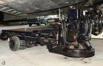 Ein kleiner Einrad-Traktor von Lister (Auto-Truck) war Mitte Oktober 2017 im Malta Aviation Museum in Ta' Qali zu sehen.