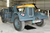 Ein Flugzeugschlepper von David Brown ist Teil der Ausstellung im Maltesischen Luftfahrtmuseum. (Ta' Qali, Oktober 2017)