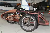 Dieses alte BSA-Motorrad mit Seitenwagen war Mitte Oktober 2017 im Malta Aviation Museum in Ta' Qali ausgestellt.