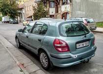 Rückansicht: Nissan Almera N16. Foto: 10.2020.