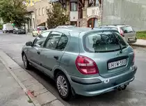 Rückansicht: Nissan Almera N16. Foto: 10.2020.