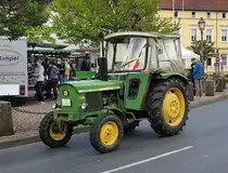 =John Deere 1020 unterwegs in Hünfeld, 05-2021