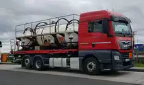 =MAN TGX von A.+E.-Fischer-Chemie steht im Mai 2021 auf einem Rastplatz an der A 3
