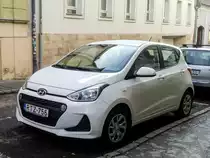 Hyundai i10 (zweite Generation), fotografiert in Oktober 2020