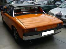 Heckansicht eines VW-Porsche 914/6. Classic Remise Düsseldorf am 15.08.2021.