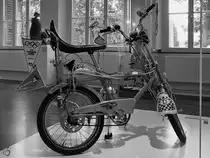 Dieses Bonanza-Rad, hier zu sehen mit Vollausstattung war ab 1968 beim Versandhaus Neckermann im Angebot. (Heimatmuseum  Unser Fritz  Herne, August 2021)