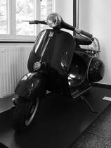 Anfang August 2021 war im Heimatmuseum  Unser Fritz  in Herne dieser seltene Lizenzbau einer Vespa von Messerschmitt ausgestellt.