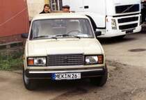 Lada 2107 aus dem Mittleren Erzgebirgskreis, hier beim IFA-Oldtimertreffen in Werdau.