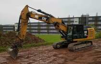 =CAT 320 E steht im Juni 2021 in Künzell