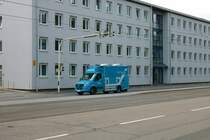 BASF Umweltüberwachung Mercedes Benz Sprinter Messwagen am 18.08.21 in Ludwigshafen