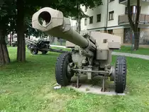152 MM Haubitze D-1, Muzeum Historii i Tradycji Żołnierzy Suwalki (04.08.2021) 