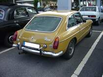 MG B GT V8 aus dem Modelljahr 1974. Start zum 8. Saarner Oldtimer Cup am 22.08.2021.
