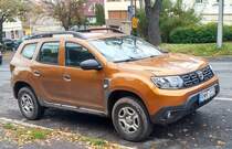 Dacia Duster Mk2 (Atacama Orange oder auch als Desert Orange genannt) fotografiert in 11.2020