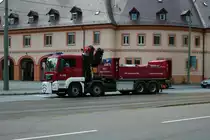 BASF Werksfeuerwehr MAN TGS WLF am 18.08.21 in Ludwigshafen