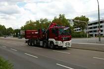 BASF Werksfeuerwehr MAN TGS WLF am 18.08.21 in Ludwigshafen