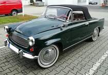 Skoda 450 oder Felicia, das Cabriolet aus der Tschechoslowakei wurde 1957-64 gebaut, 4-Zyl.4-Takt-Ottomotor, 1089ccm, ca.50PS, Vmax.128Km/h, Aug.2021