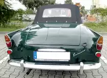 Skoda 450 / Felicia, Baujahr 1957-64, Heckansicht des Cabriolets, Aug.2021