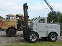 Mitte August 2021 war im DDR-Museum Dargen dieser sowjetische (?) 5-Tonnen-Stapler Lvovski AP-4045 zu sehen.