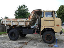 Ein W50 LA Muldenkipper war im August 2021 im DDR-Museum Dargen zu sehen.