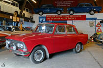 Dieser Moskwitsch 408 war Mitte August 2021 im DDR-Museum Dargen zu sehen.