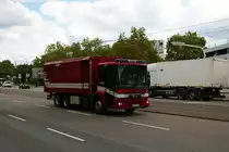 BASF Werksfeuerwehr Mercedes Benz Econic Dekon am 18.08.21 in Ludwigshafen