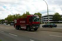 BASF Werksfeuerwehr Mercedes Benz Actros Turbolöscher am 18.08.21 in Ludwigshafen