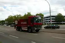 BASF Werksfeuerwehr Mercedes Benz Actros Turbolöscher am 18.08.21 in Ludwigshafen