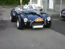 AC Cobra 289 von 1963. Der kalifornische Erstbesitzer zahlte 1963 US$ 6309,50 an den Cobra Händler Coventry Motors in Los Angeles. Der V8-Motor mit einem Hubraum von 4727 cm³ leistet 240 PS. Start zum 8. Saarner Oldtimer Cup am 22.08.2021.