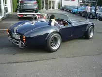 Profilansicht einer AC Cobra 287. Start zum 8. Saarner Oldtimer Cup am 22.08.2021.