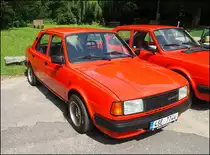 Škoda 120 L in Kokořínský důl am 14.8.2021.